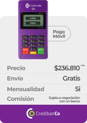 Datáfono Pago Movil Credibanco