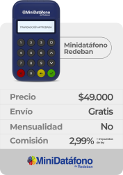 Mini datáfono Redeban Comprado