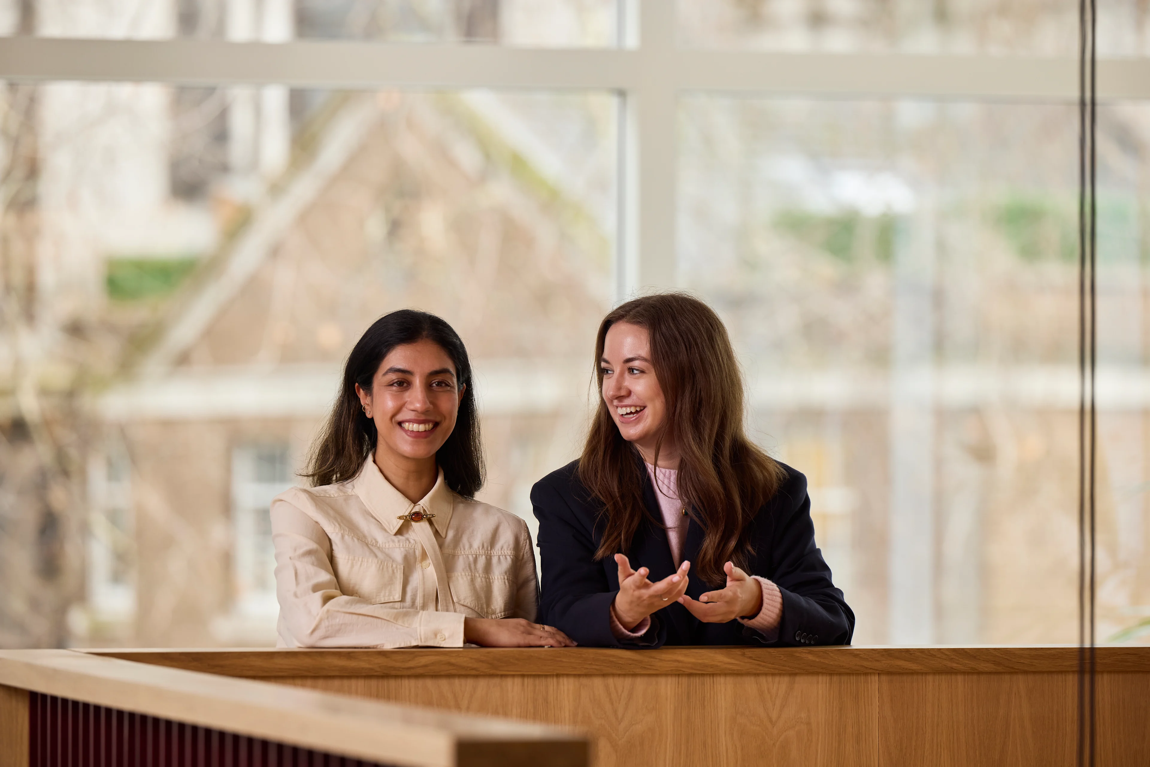 Shriya Dheir and Megan Leonard-Moran