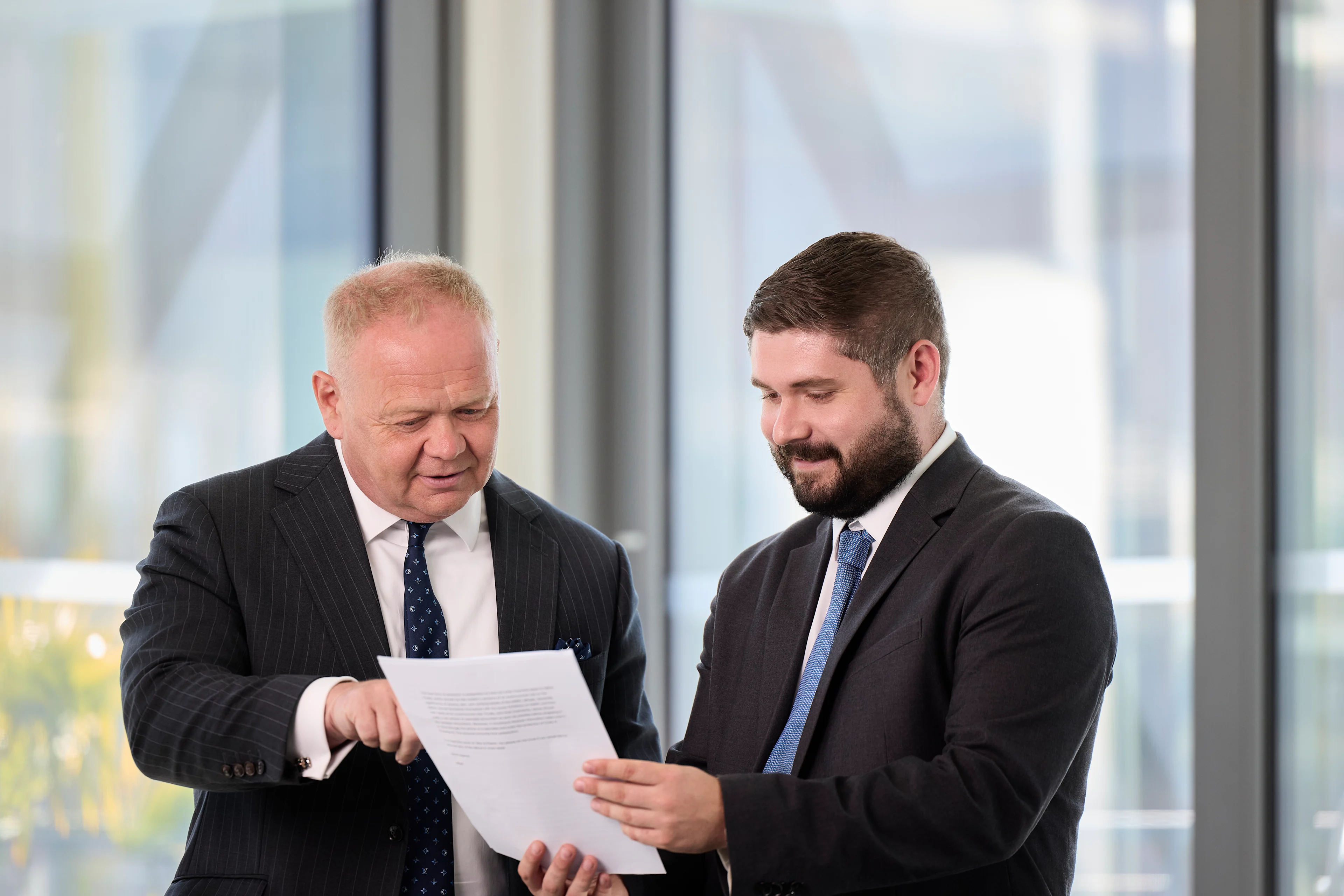 Tronc team photo - Mark Taylor, Owen Russell