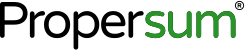 Propersum-Logo blackandgreen