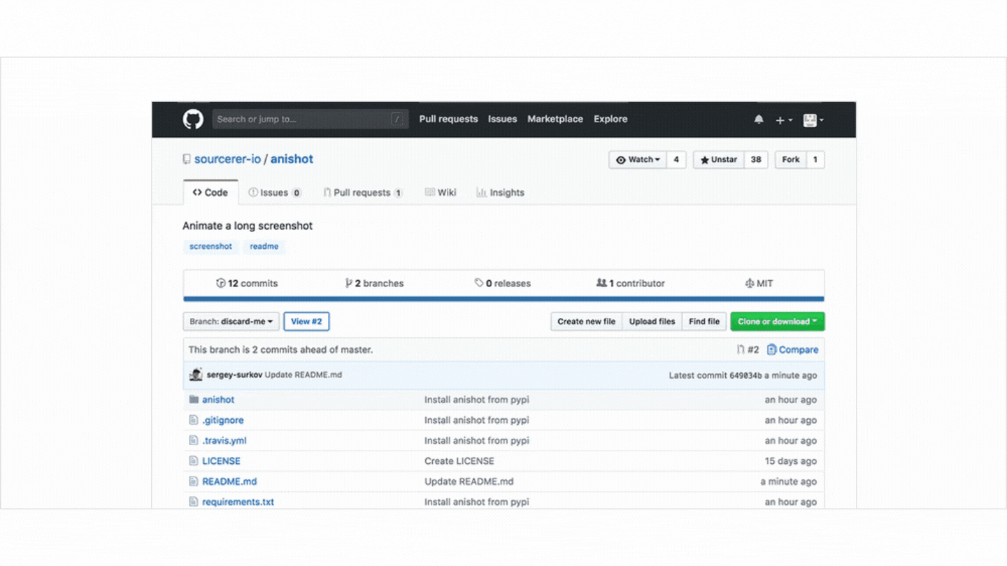 In this GitHub walkthrough on how to animate a long screenshot, you can see an example of the documentation a user has access to on existing public GitHub threads.