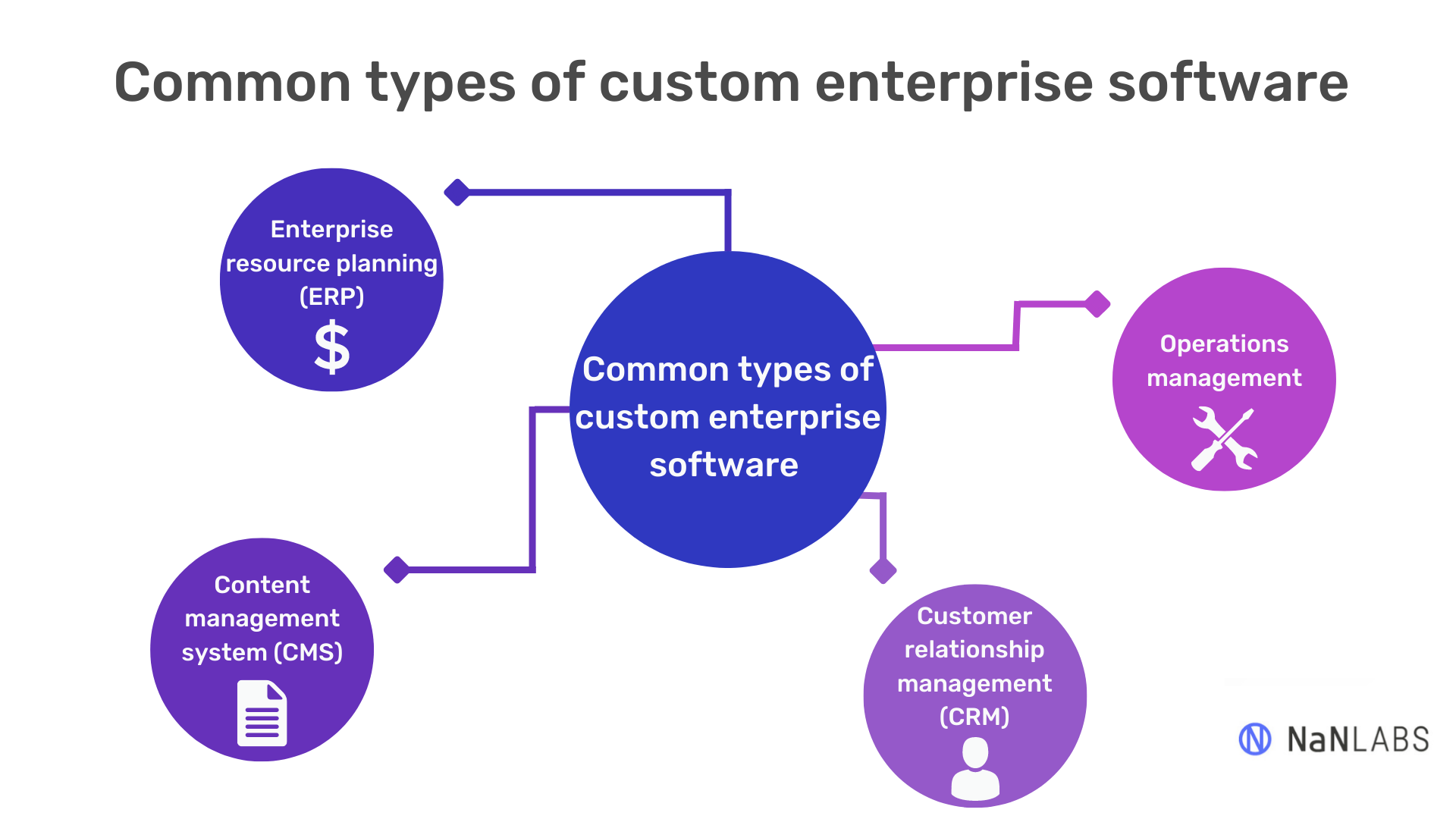Common types of custom enterprise software