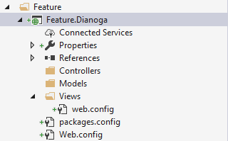 Feature.Dianoga Project in the Solution