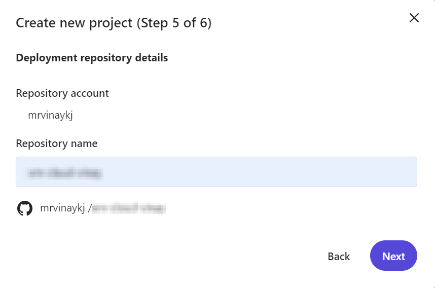 XM Cloud - GitHub repository name