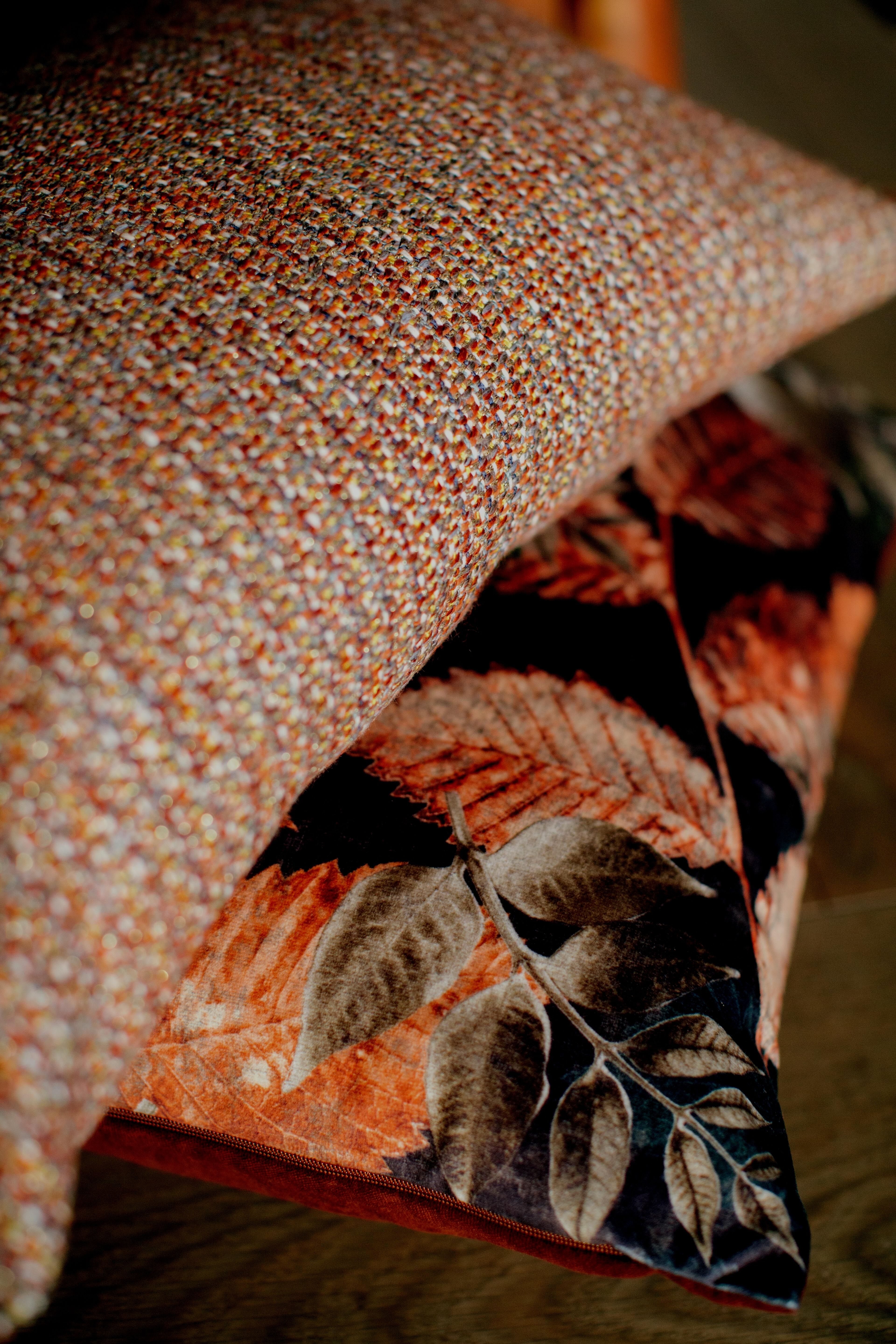 Inspired by nature; so warm and cool.