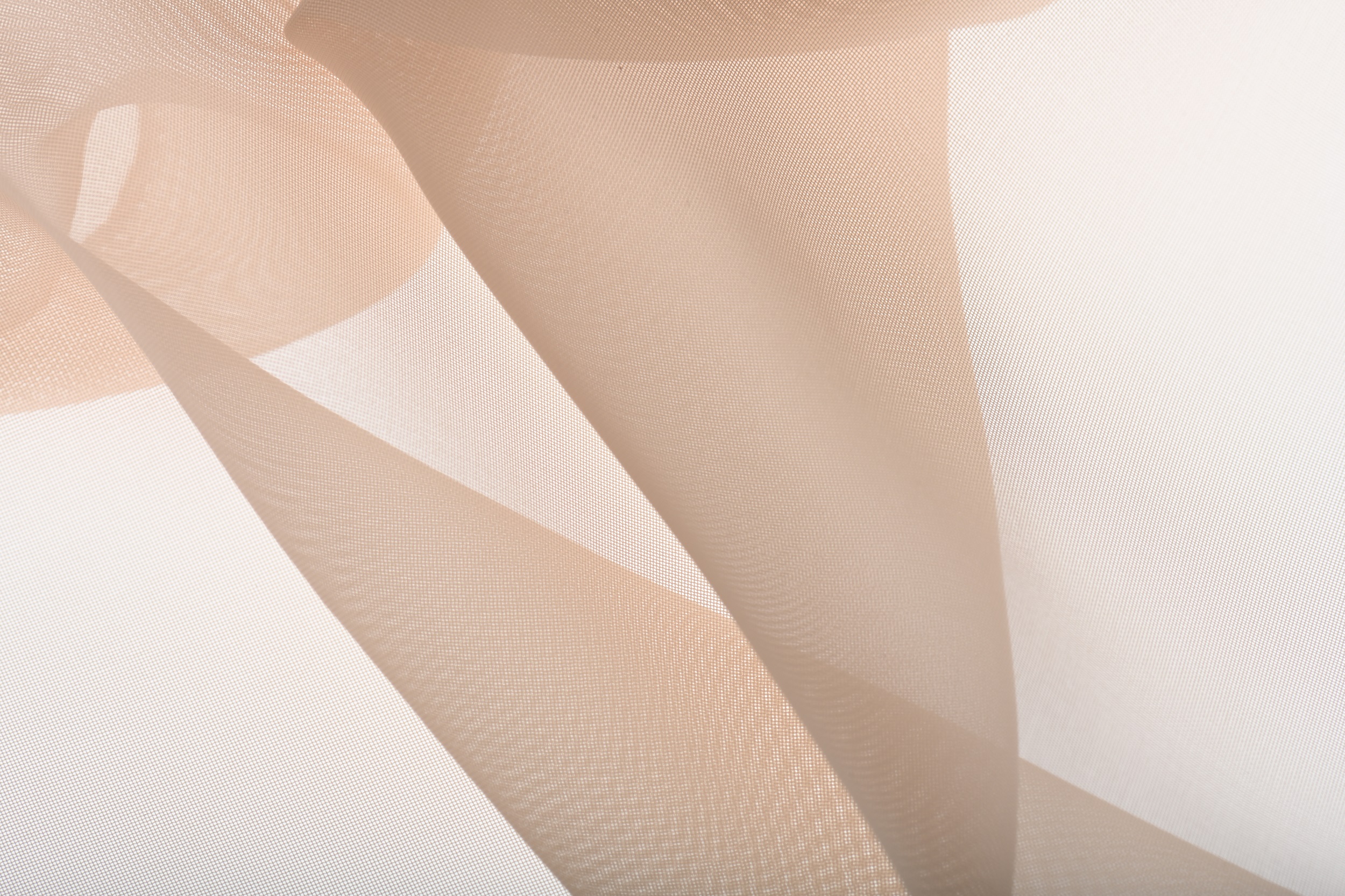 light pink sheer trevira fabric