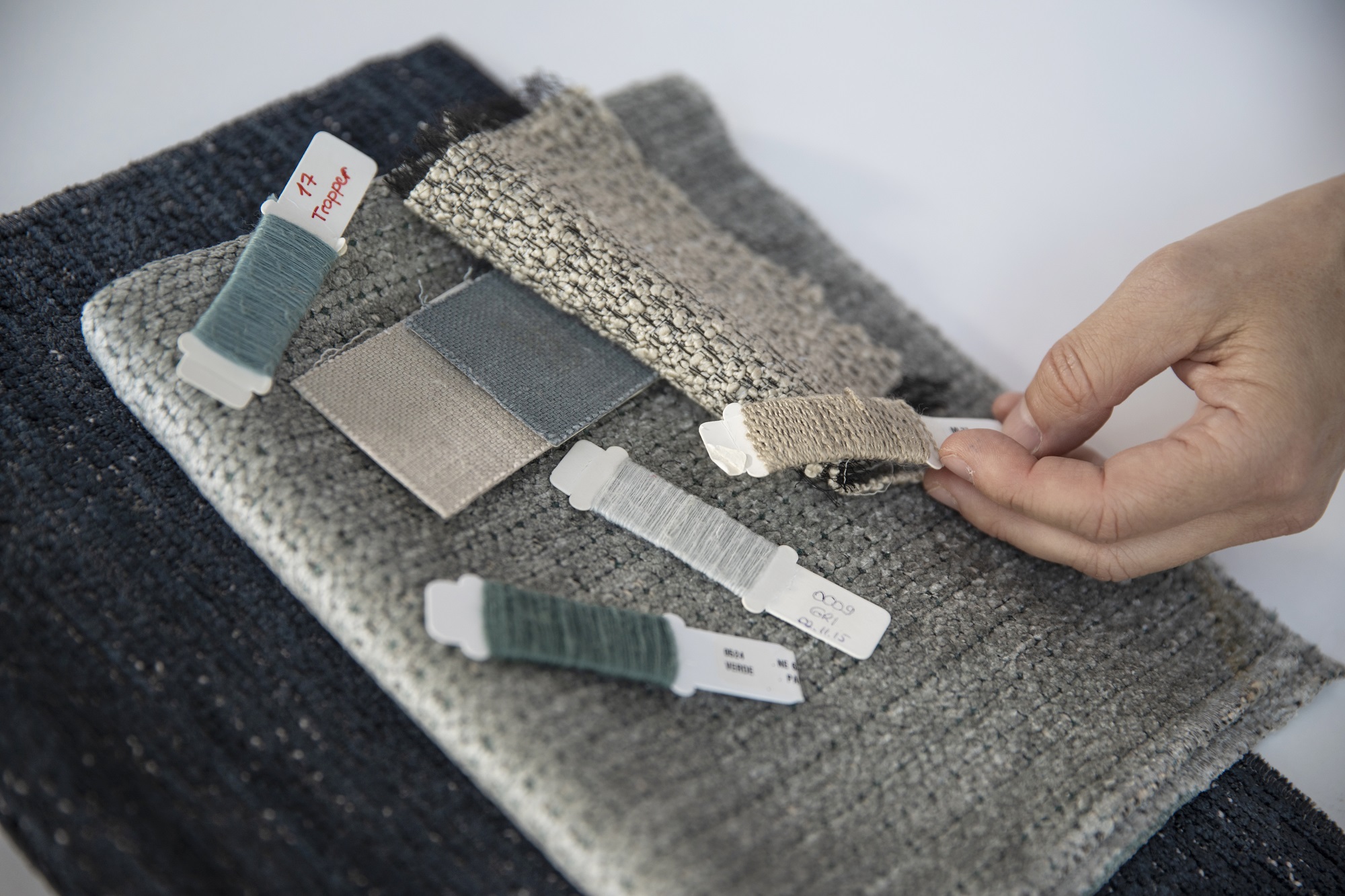 Fabric color chart example