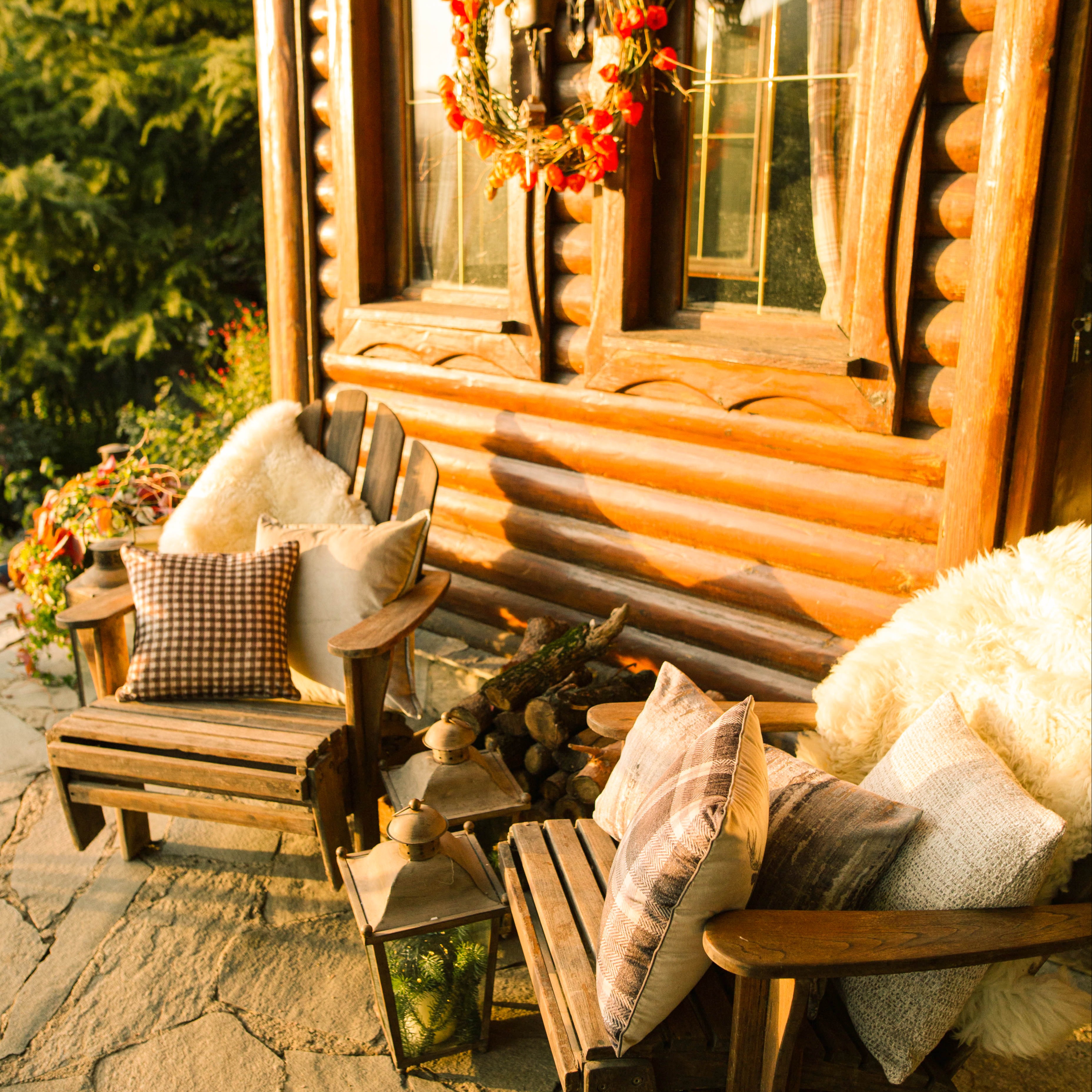 floral printed pillows