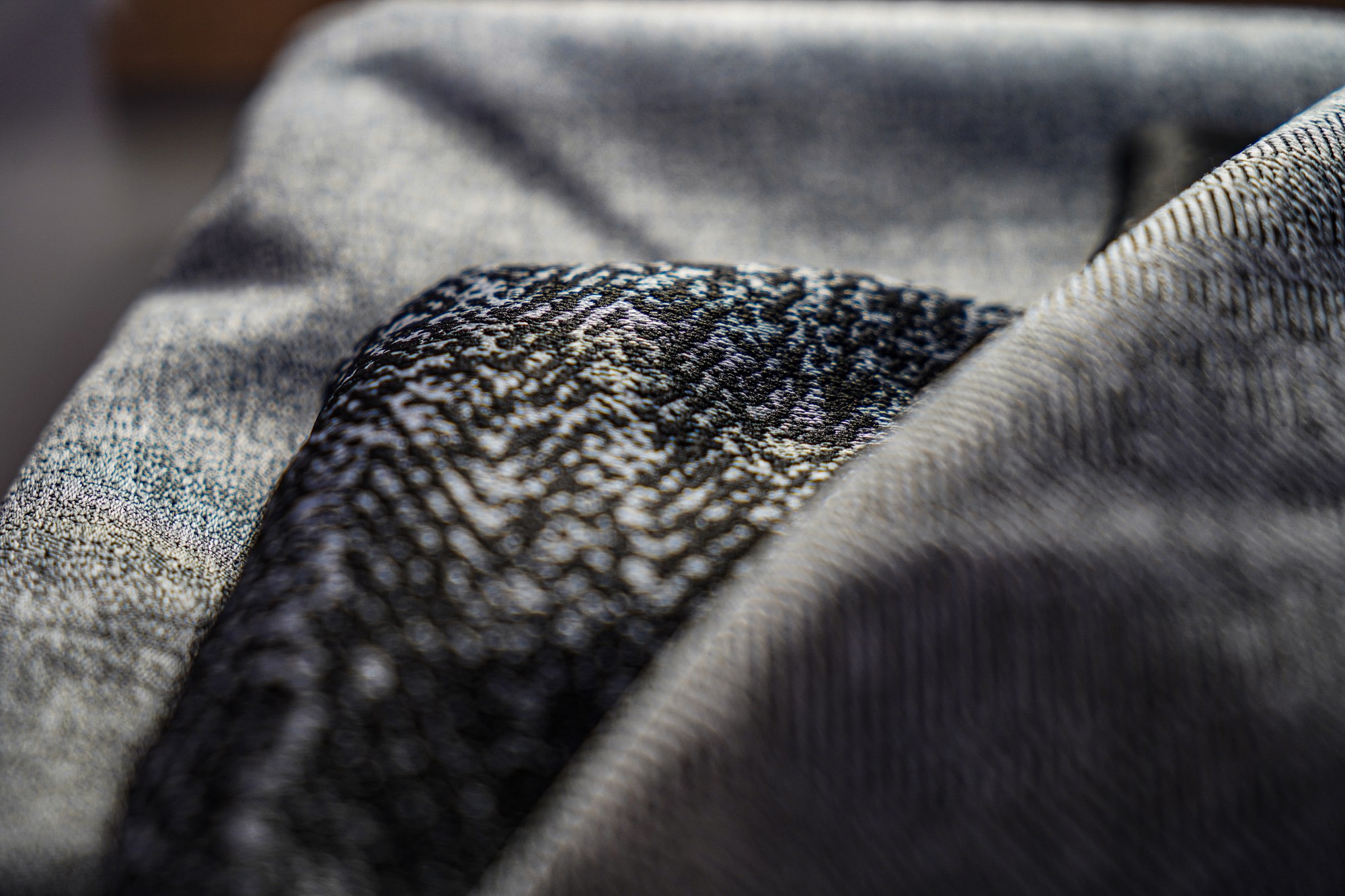 dimout fabric swatches