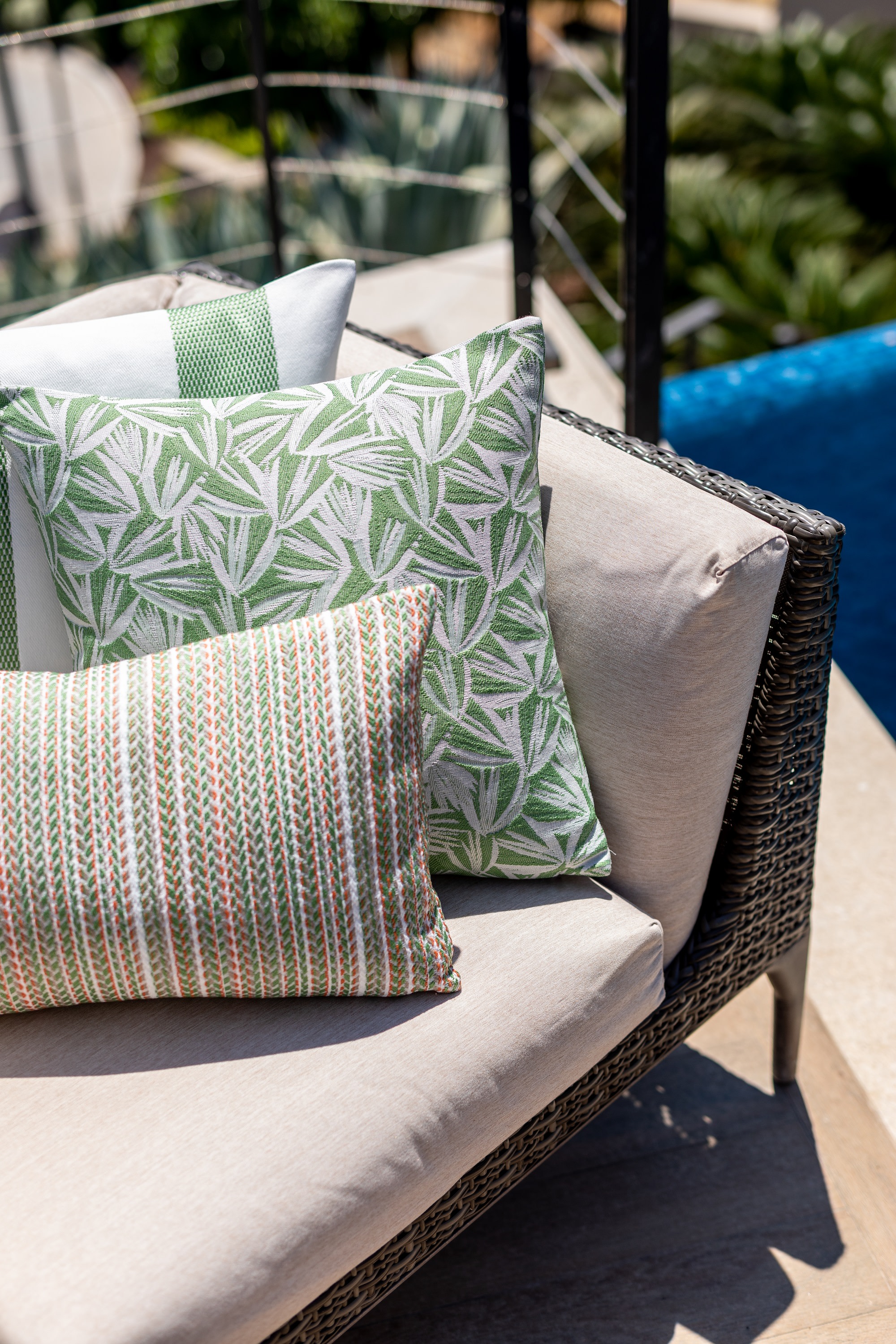 outdoor and spa - cushions closeup