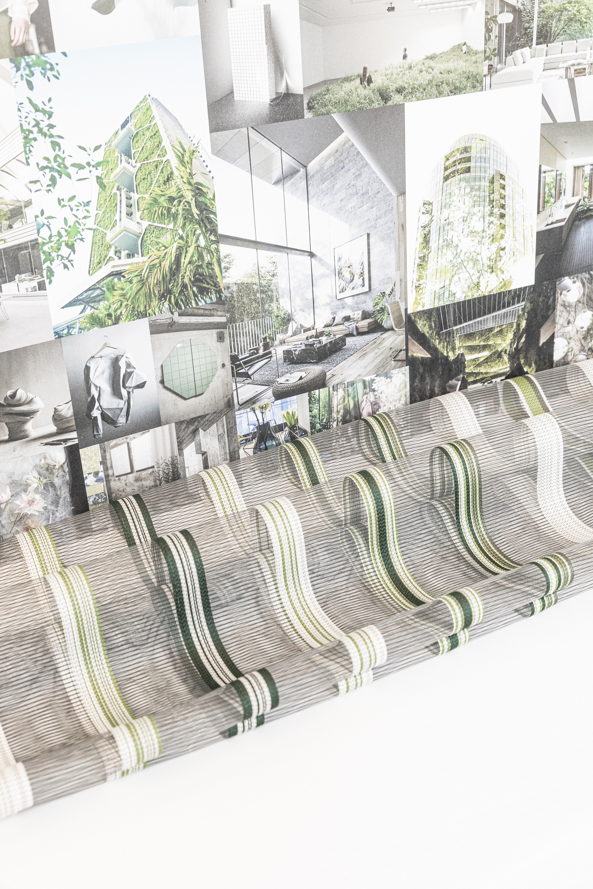 moodboard and fabric