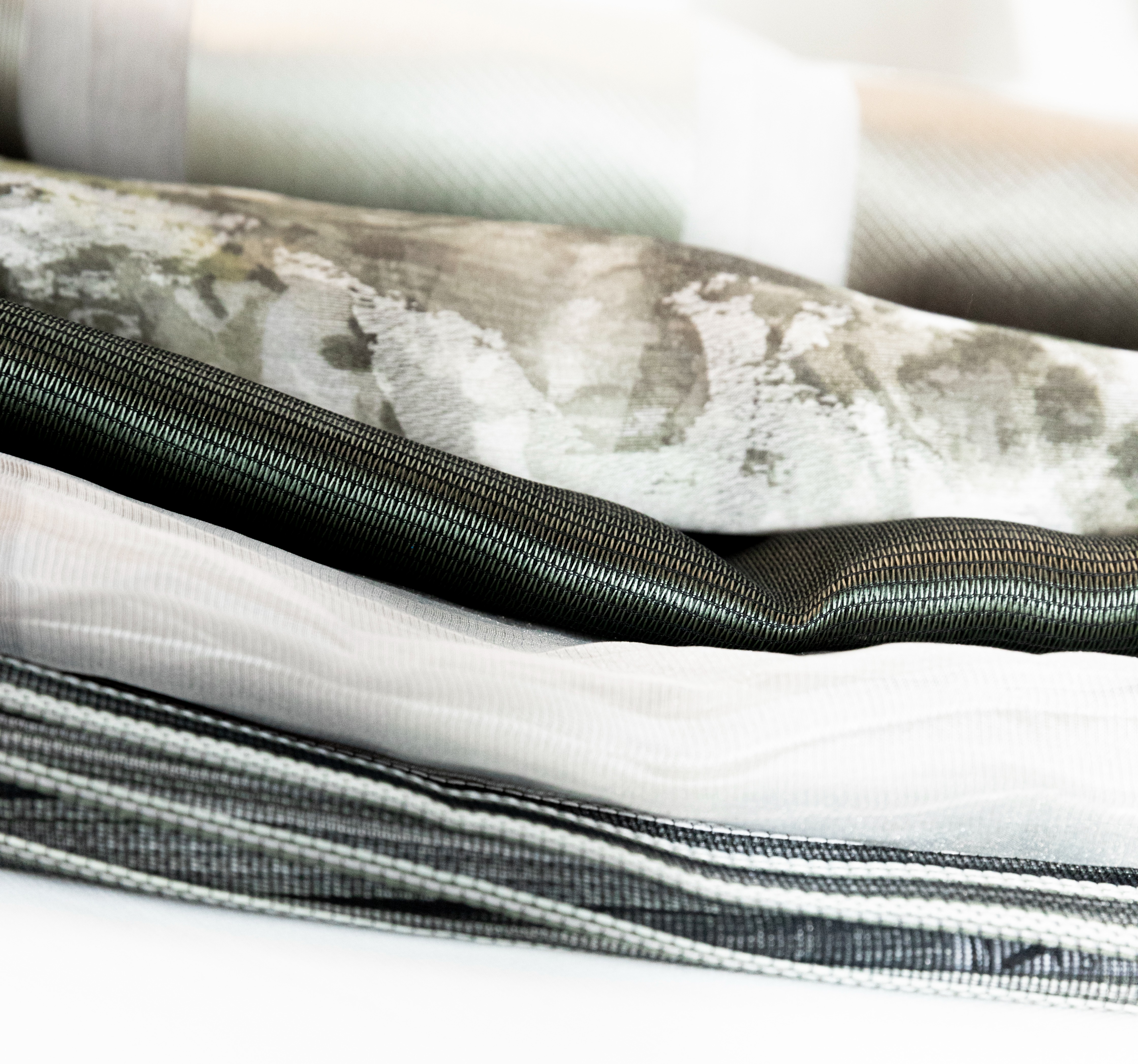 Cream colored fabric