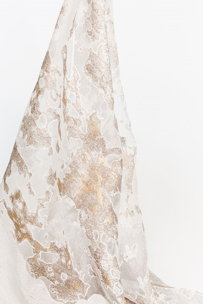 Cream colored fabric