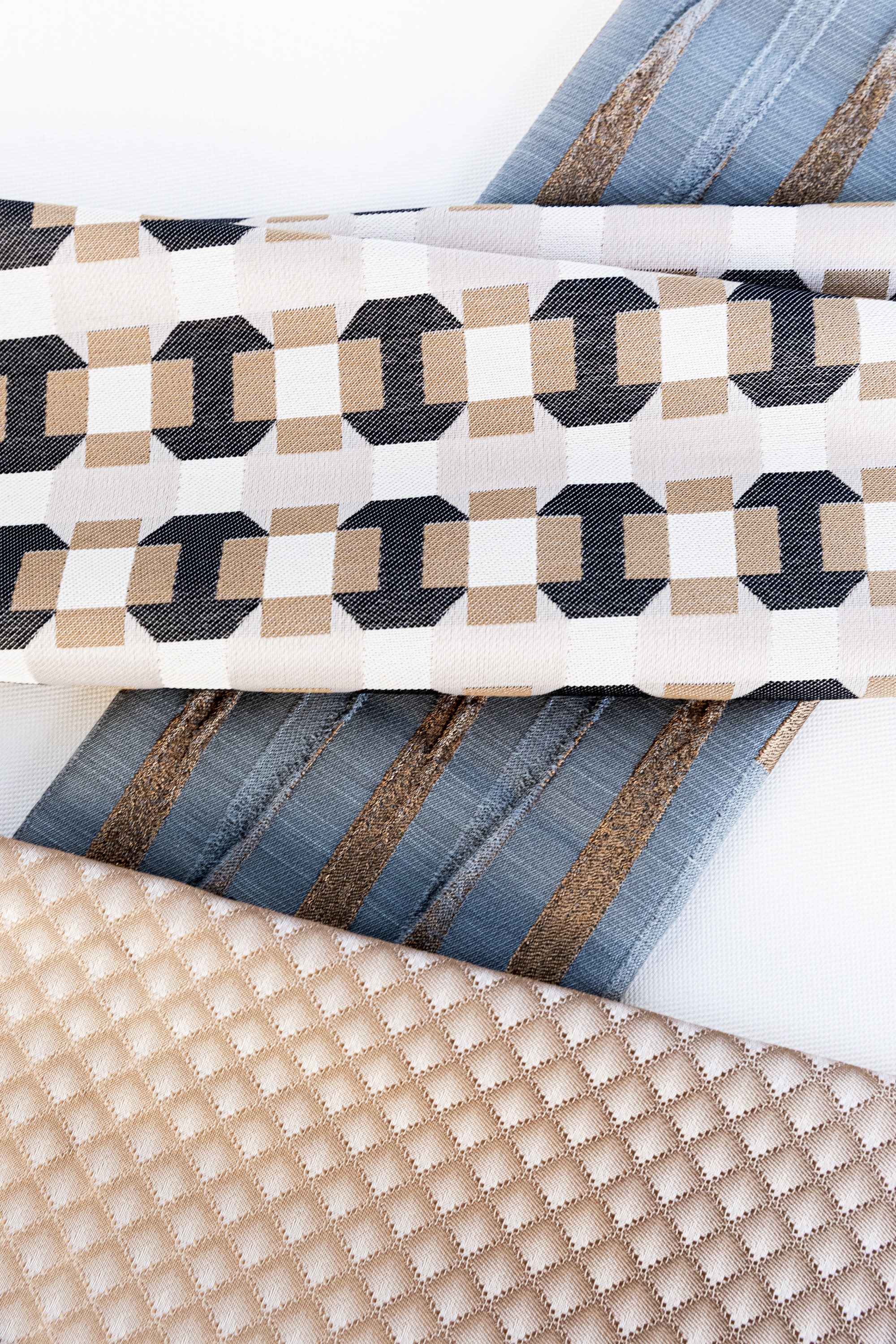 layered patterned fabrics
