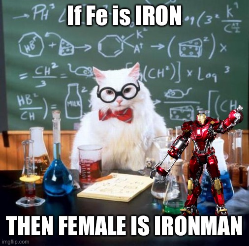 Fe(male) Iron(man)