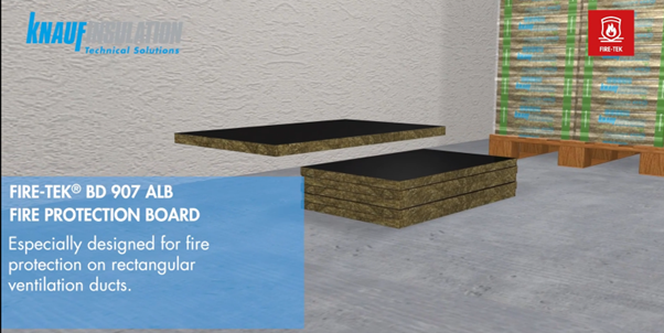 Fire-teK DuctProtect EI30 R SYSTEM - Wall and ceiling penetration insulation