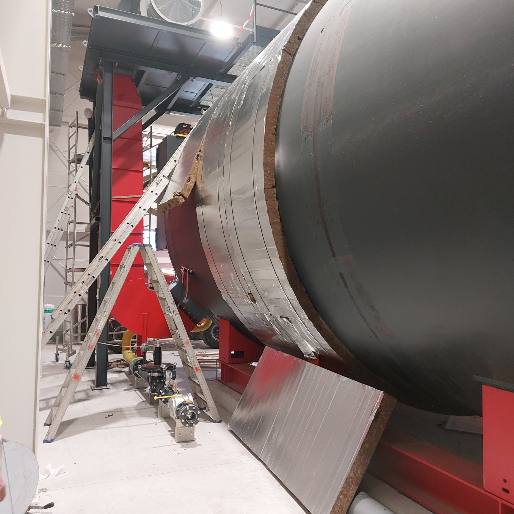 Optimizing industrial energy efficiency: Insulation upgrade at Papirnica Količevo 