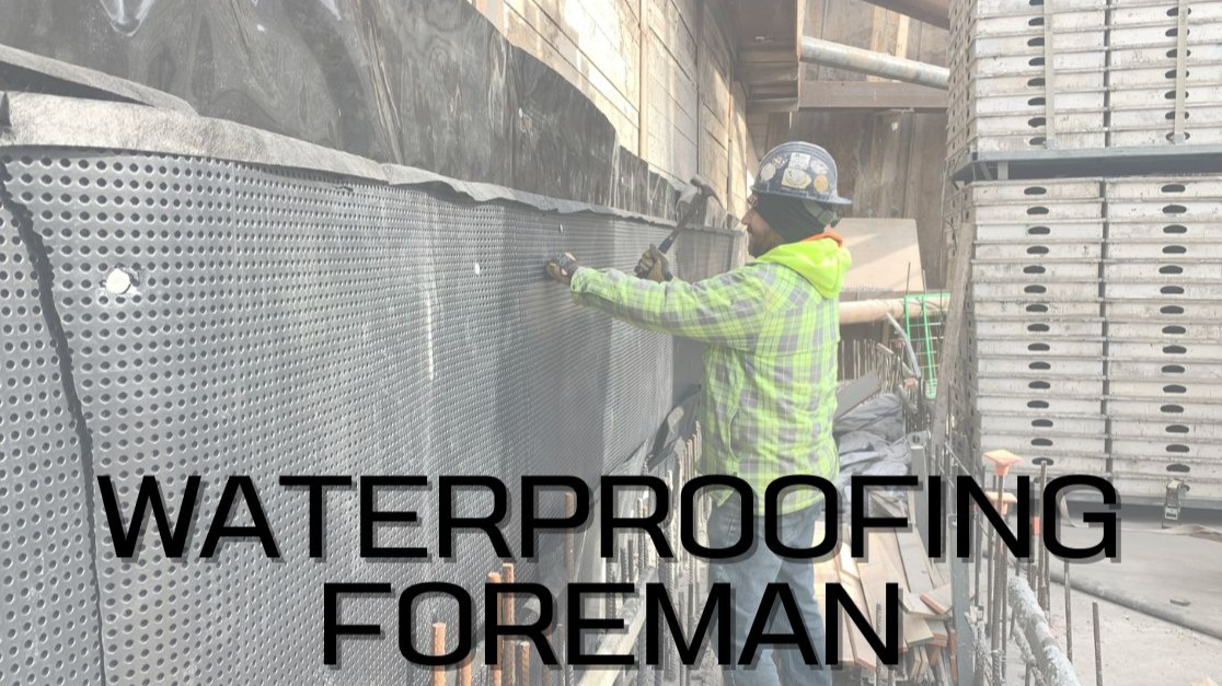 Waterproofing Foreman - Experienced