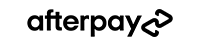 Black Afterpay logo