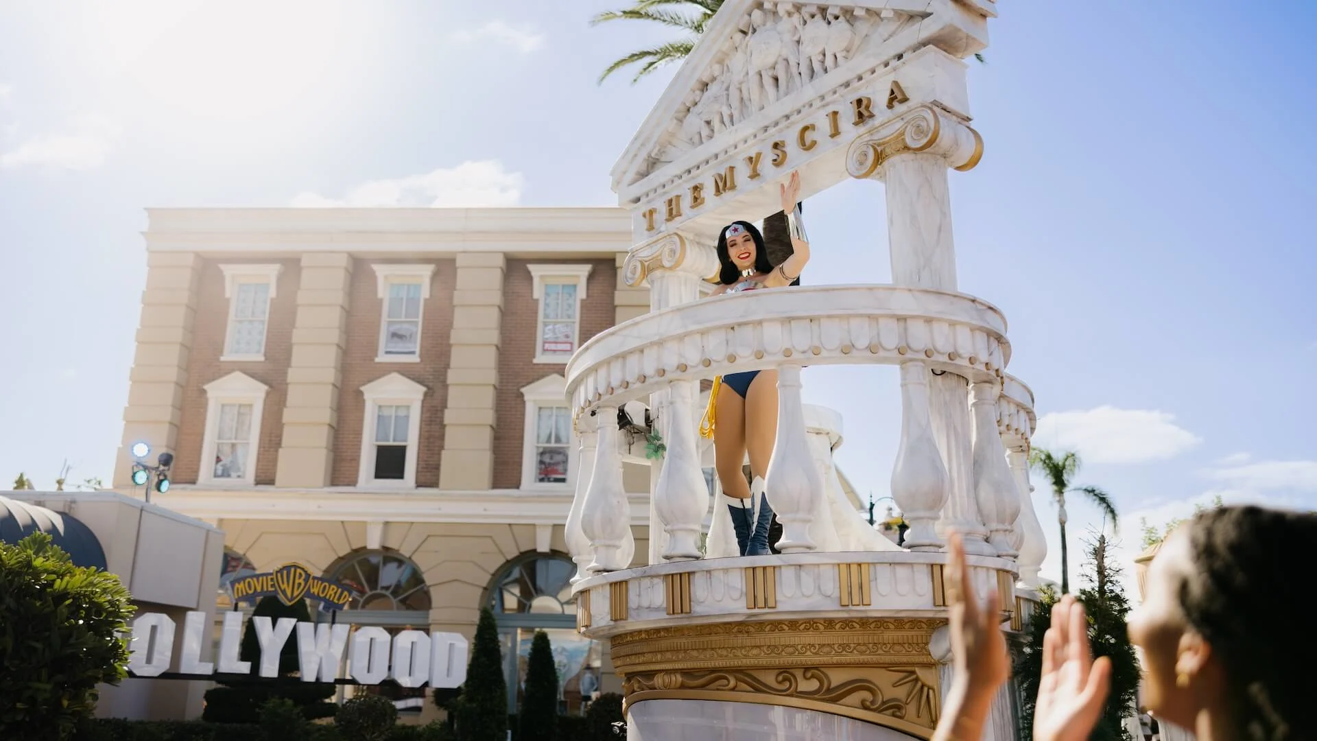 Experience the magic of the Star Parade at Warner Bros Movie World. Join in the excitement as beloved characters come to life in this vibrant procession through the park.