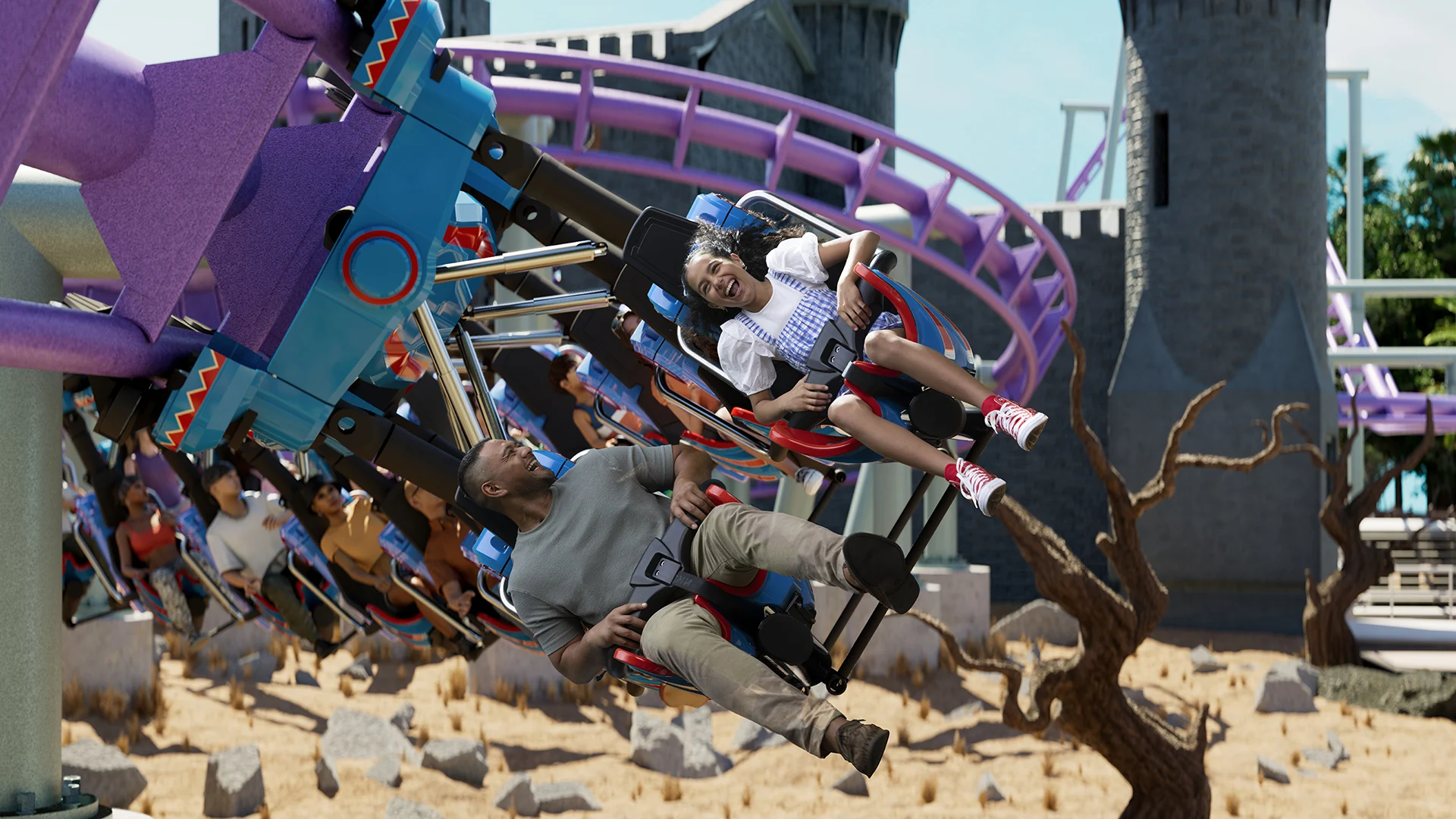 Wild West Falls Adventure Ride at Warner Bros. Movie World