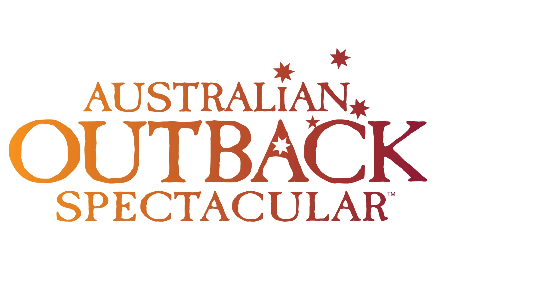 Australian Outback Spectacular logo with Southern Cross stars - Gold Coast dinner and show attraction