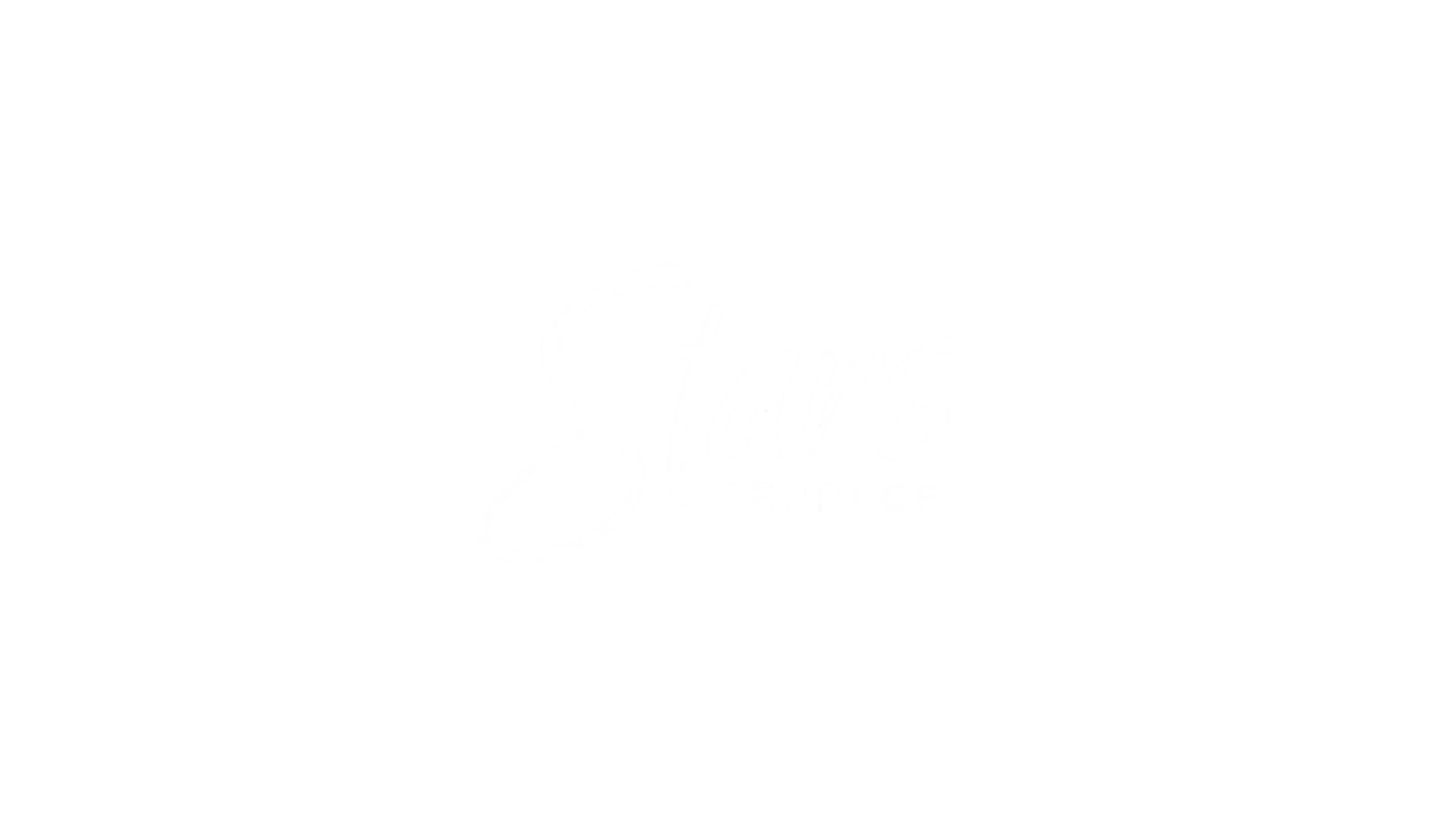 Green script text reads "Stars" above smaller capitalized text "TERRACE" on a light background.