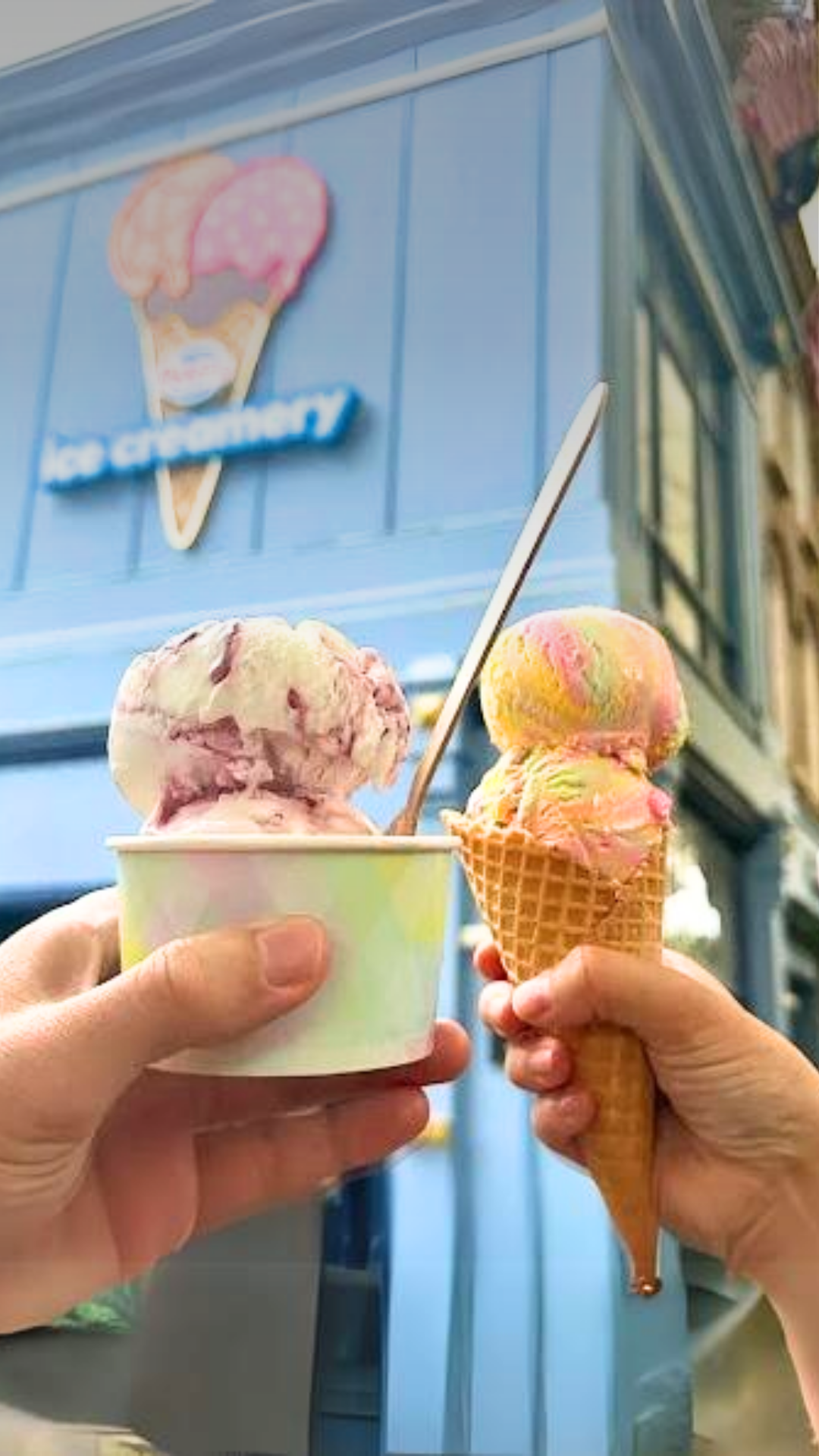 Ice Cream at Warner Bros Movie World.