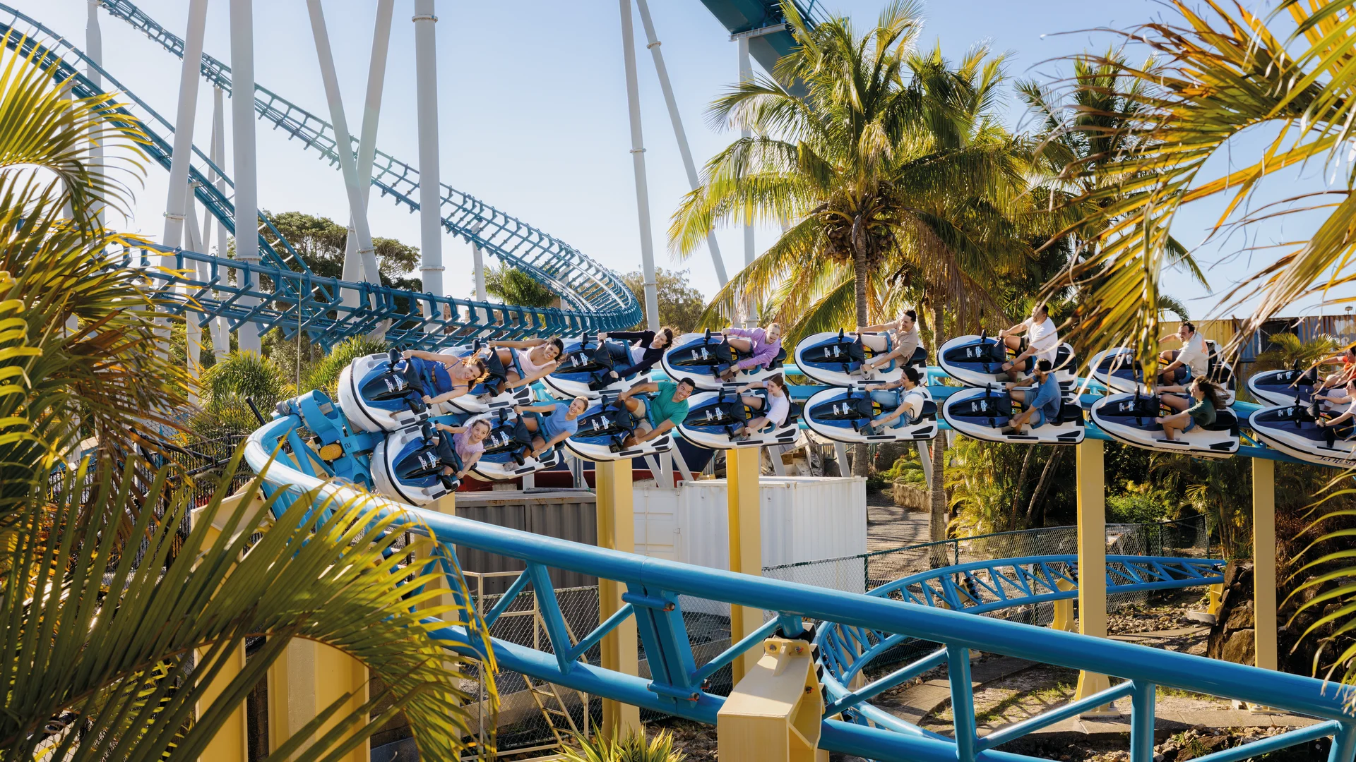 Storm Ride Seaworld Storm Coaster at Sea World Gold Coast