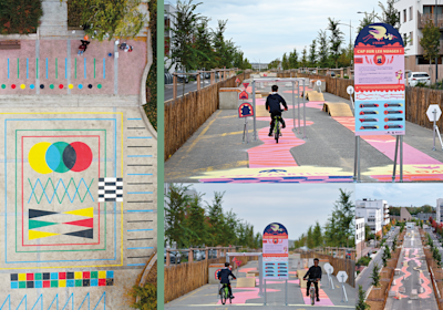 Gérer le temps long d’un projet d’aménagement avec deux interventions d’urbanisme tactique réalisées par Grand Paris Aménagement