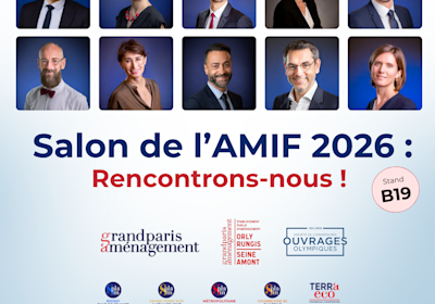 Grand Paris Aménagement vous donne rendez-vous au Salon de l'AMIF 2026 !