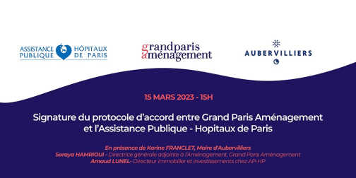 Grand Paris Aménagement et l’Assistance Publique – Hôpitaux de Paris signent un accord pour la réservation de 300 logements à destination des soignants sur le Fort d’Aubervilliers (93)