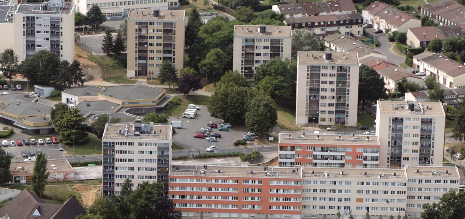 Le centre ville de Fosses