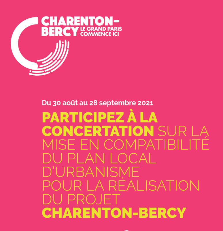 Charenton-Bercy démarrage de la concertation réglementaire pour la révision plu