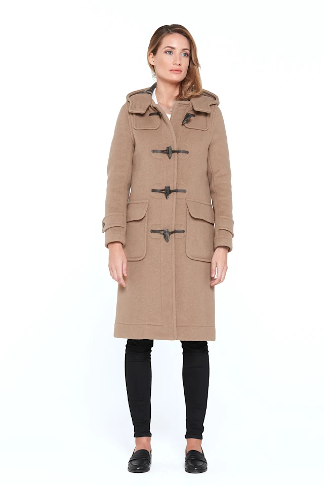 London Tradition M11 Ladies Duffle Coat Camel Front