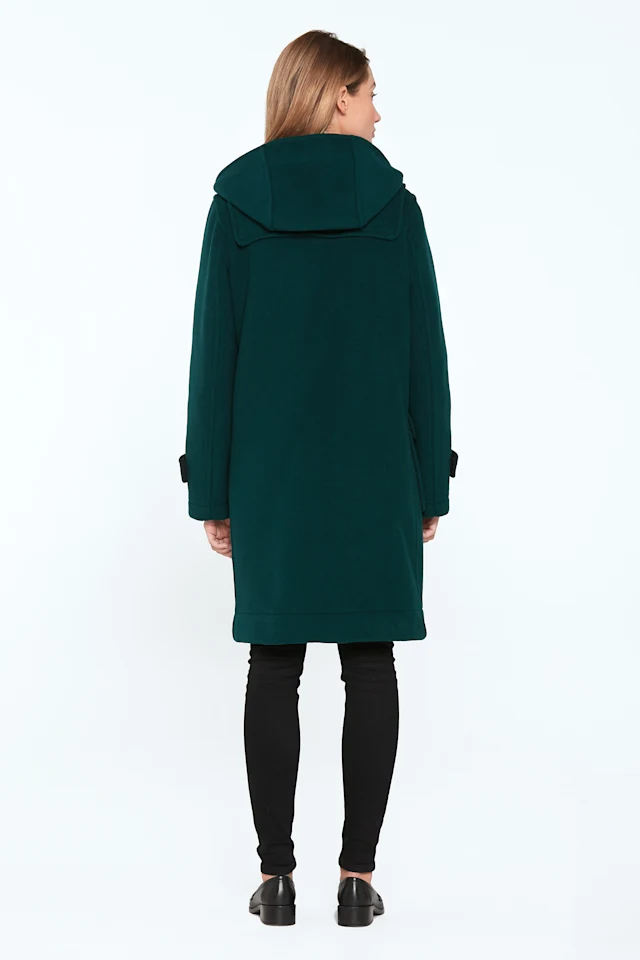 London-Tradition-Erica-Ladies-Duffle-Coat-British-Racing-Green-B