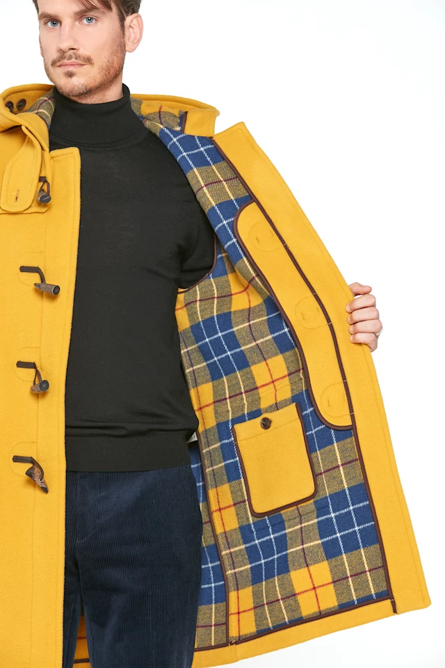 London-Tradition-Martin-Yellow-Mens-Duffle-Coat-I