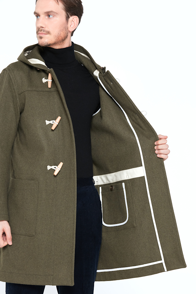 Monty Duffle Olive Inside