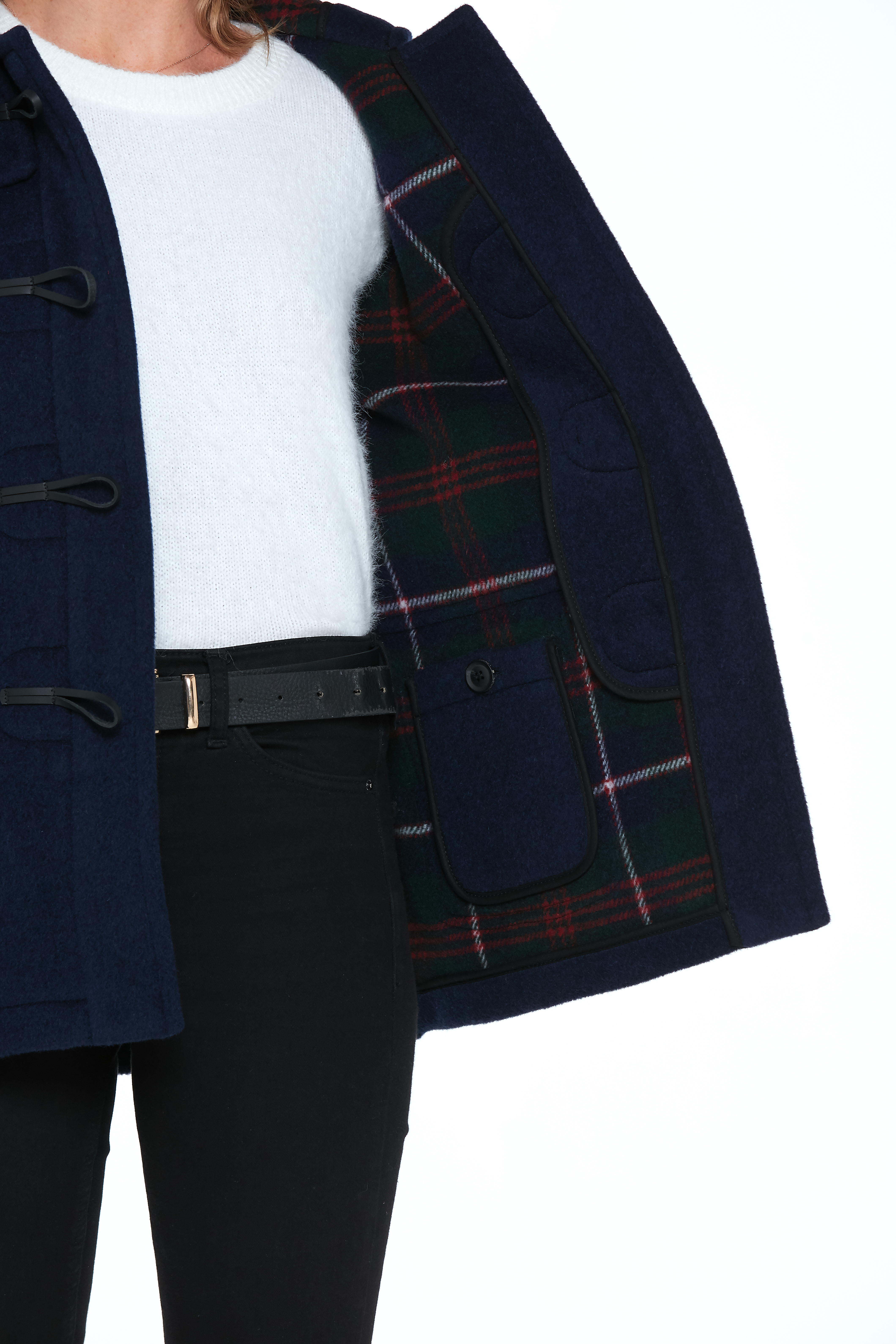 Martina Duffle Coat - French Navy | London Tradition
