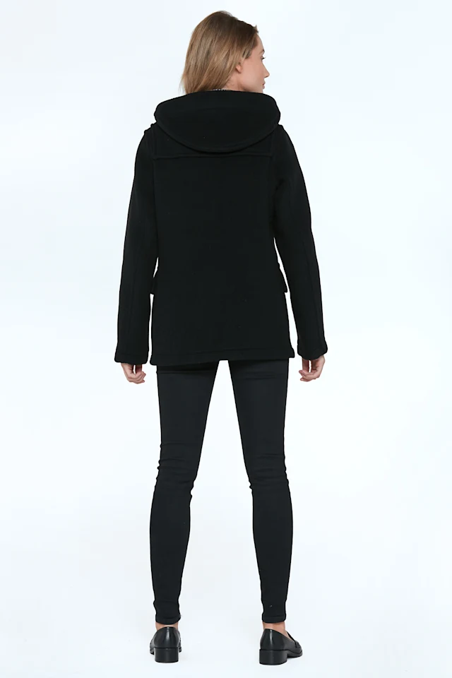 Martina-Black-Ladies-Duffle-Coat-B-London-Tradition