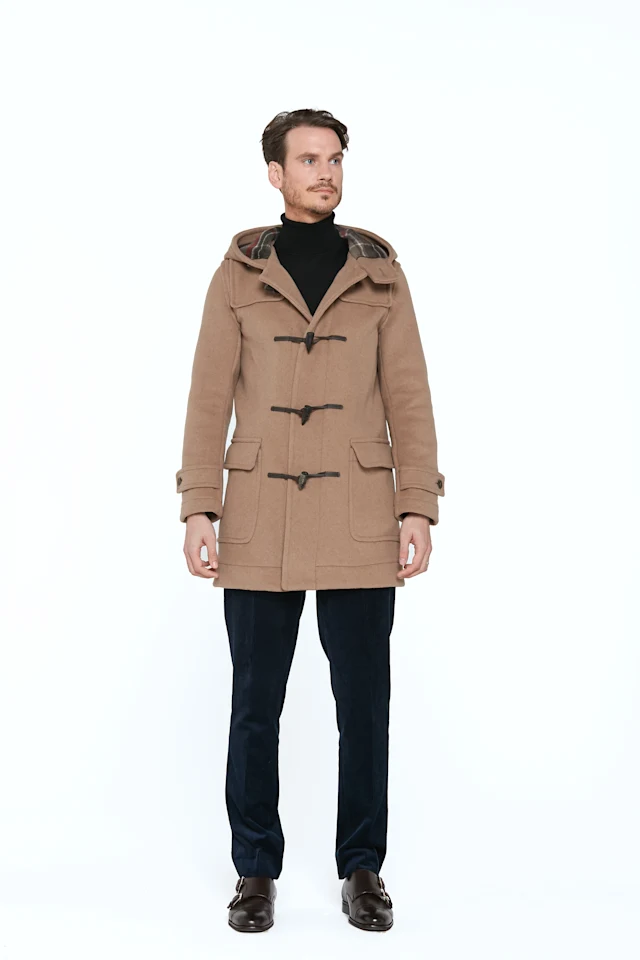 London Tradition M5 Duffle Coat Camel Front