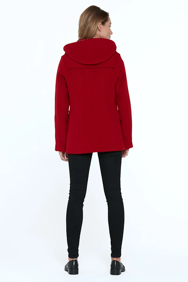 Martina-Red-Ladies-Duffle-Coat-B-LondonTradition