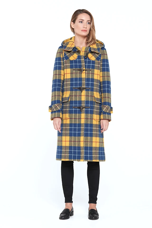 London Tradition M11 Ladies Duffle Coat Yellow OC Front