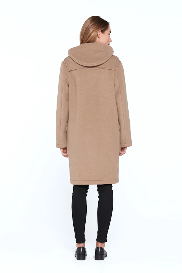 Emily Ladies Duffle Coat Camel 03