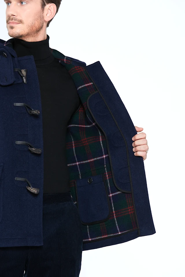 Martin SLM Men's Duffle Coat French Navy 02