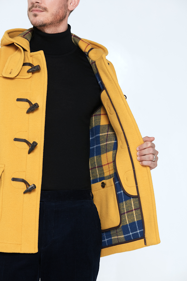 Martin SLM Men's Duffle Coat Yellow 02