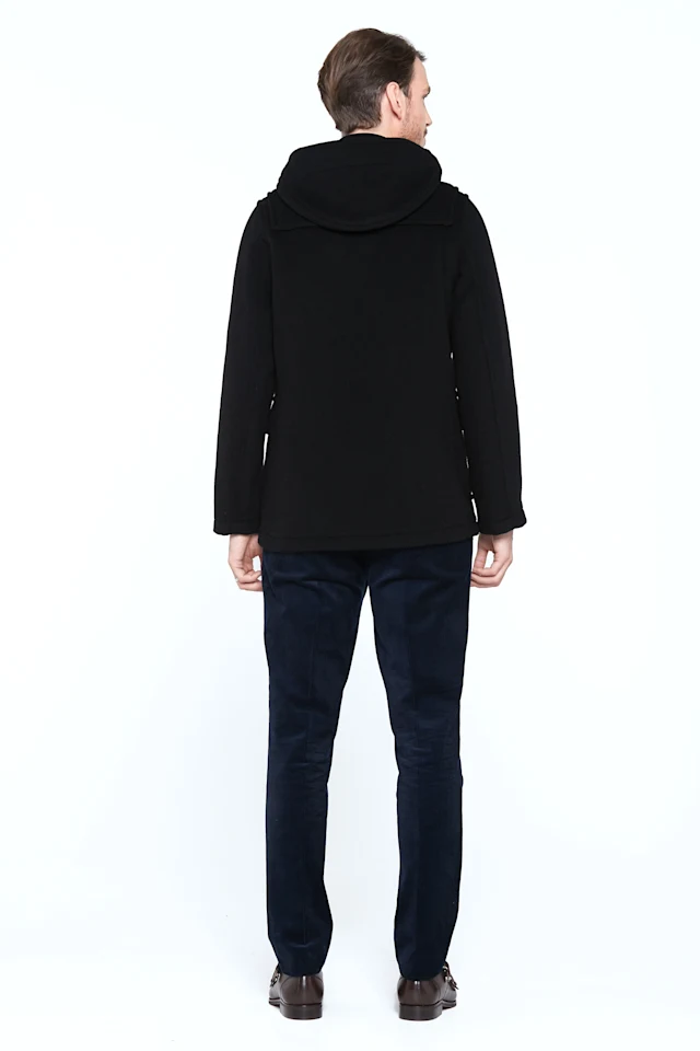 Martin SLM Mens Duffle Coat Black 03
