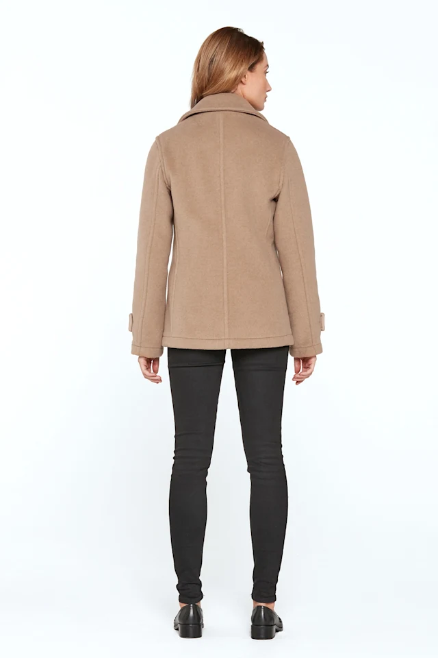 London-Tradition-Lisa-Welt-Ladies-Pea-Coat-Camel-B