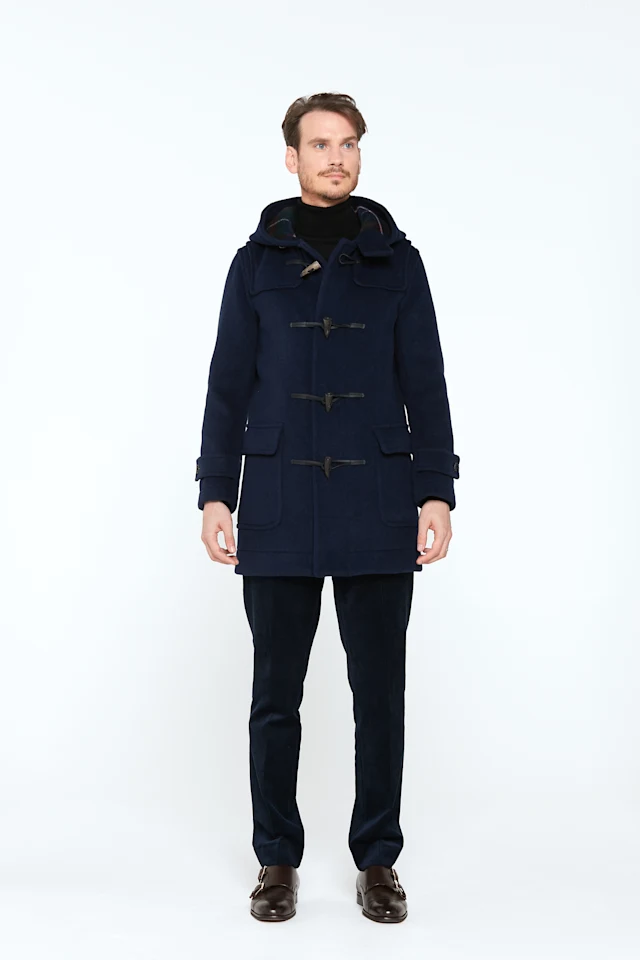 London Tradition M5 Duffle Coat French Navy Front
